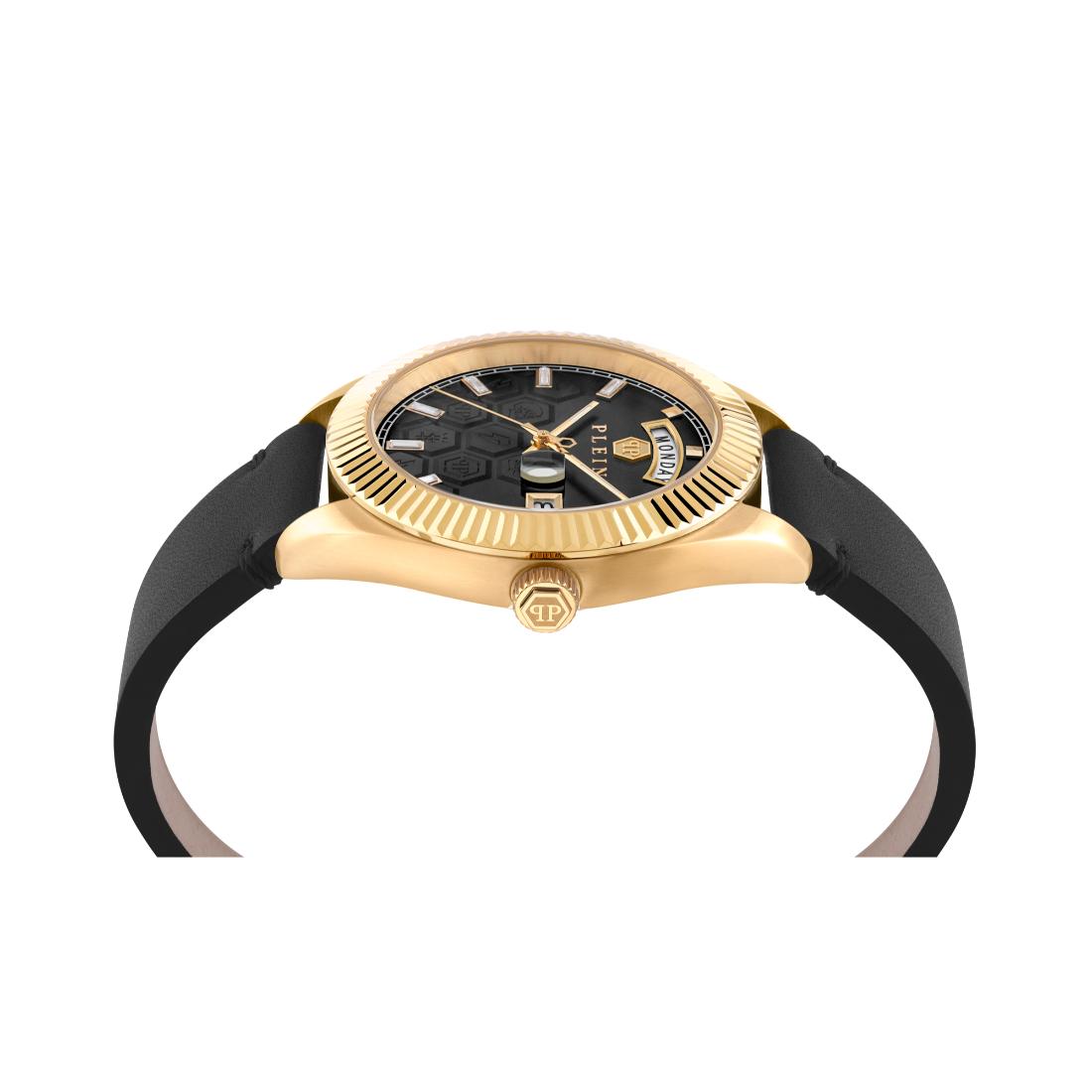 Philipp Plein Date Superlative 42 mm Black Dial Analog Men Watch- PWPVA0224