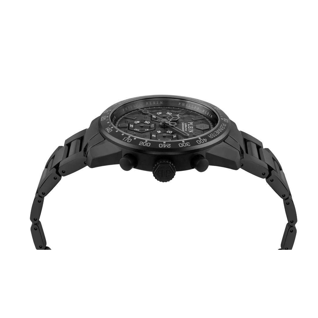 Philipp Plein Date Superlative 44 mm Black Dial Analog Men Watch- PWPYA0624