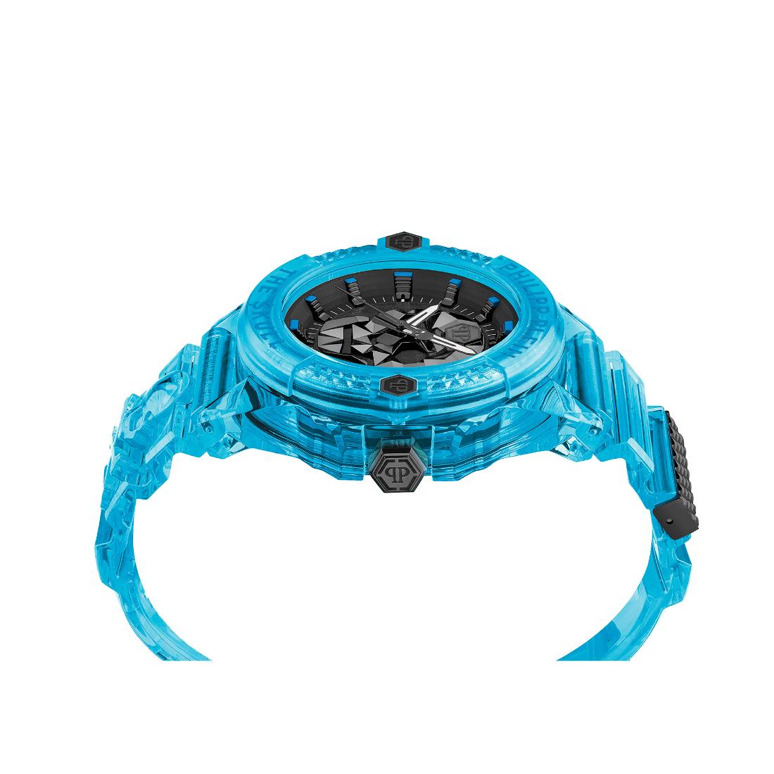 Philipp Plein Date Superlative 45 mm Black Dial Analog Men Watch- PWWAA0724