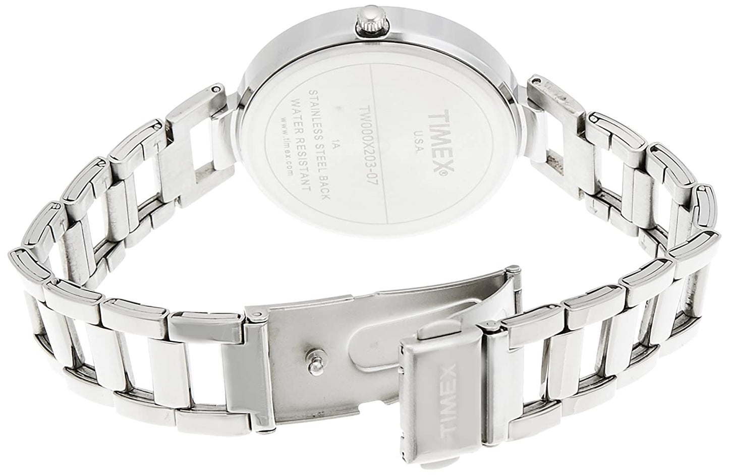 Timex Silver Dial Women Analog Watch - TW000X202