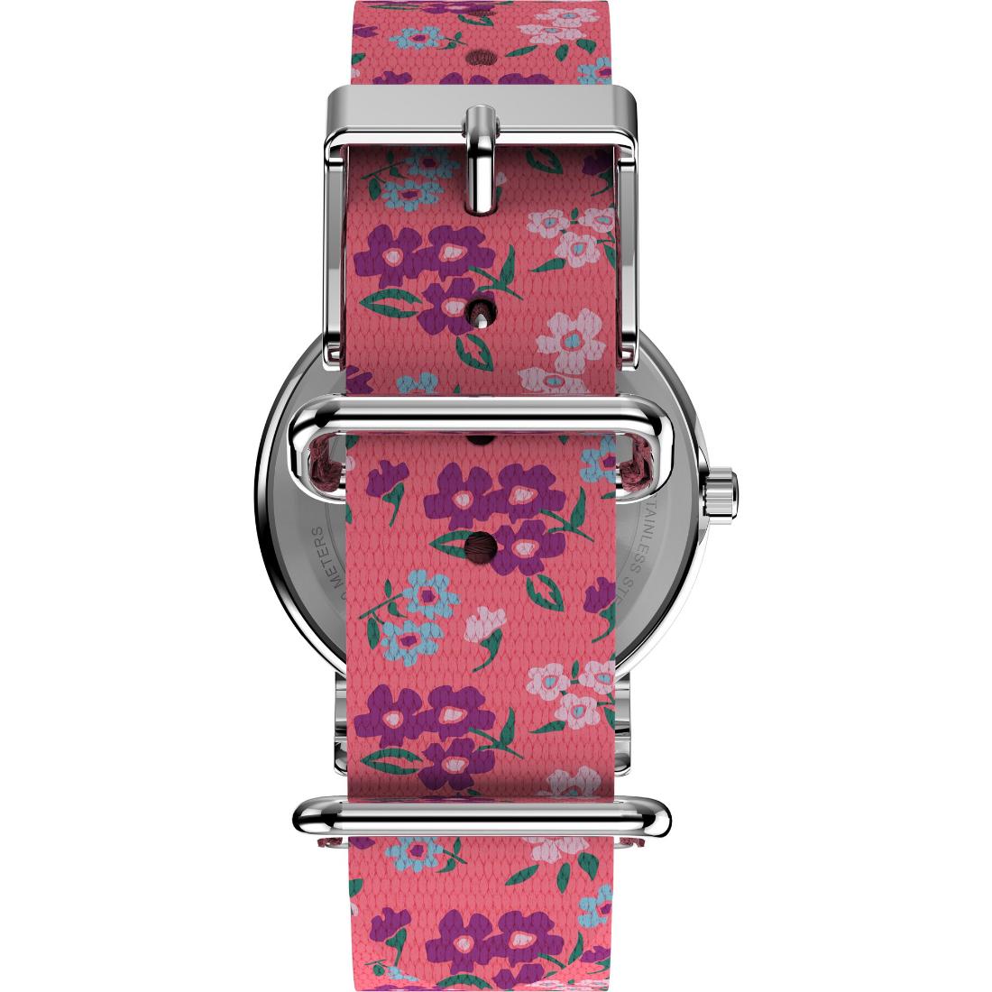 Timex WEEKENDER 31 mm Size Silver Dial Women Analog Watch - TW2V61400