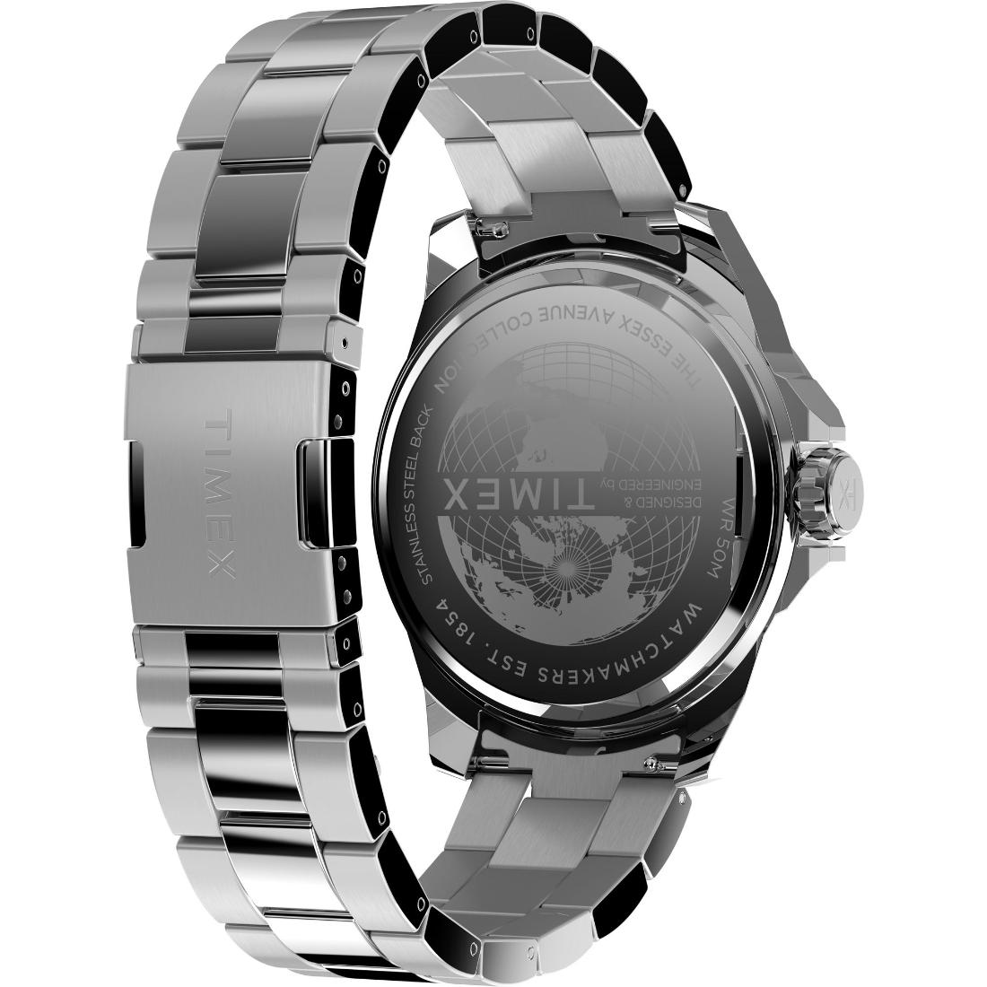 Timex Trend Day & Date 46 mm Black Dial Men Analog Watch- TW2W92700