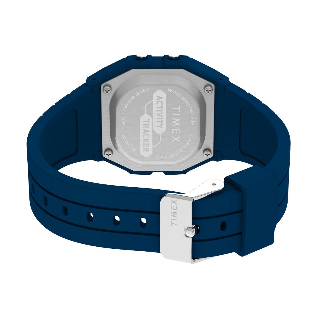 Timex Sport 40 mm White Dial Unisex Digital Watch- TW5M55700
