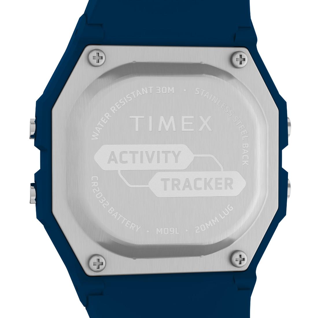 Timex Sport 40 mm White Dial Unisex Digital Watch- TW5M55700