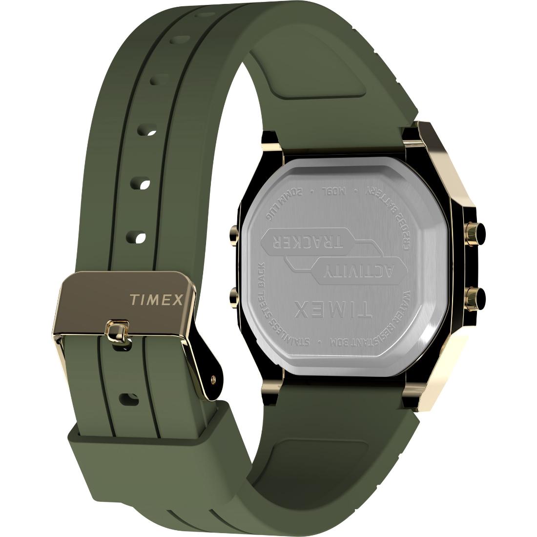 Timex Sport 40 mm White Dial Unisex Digital Watch- TW5M60800
