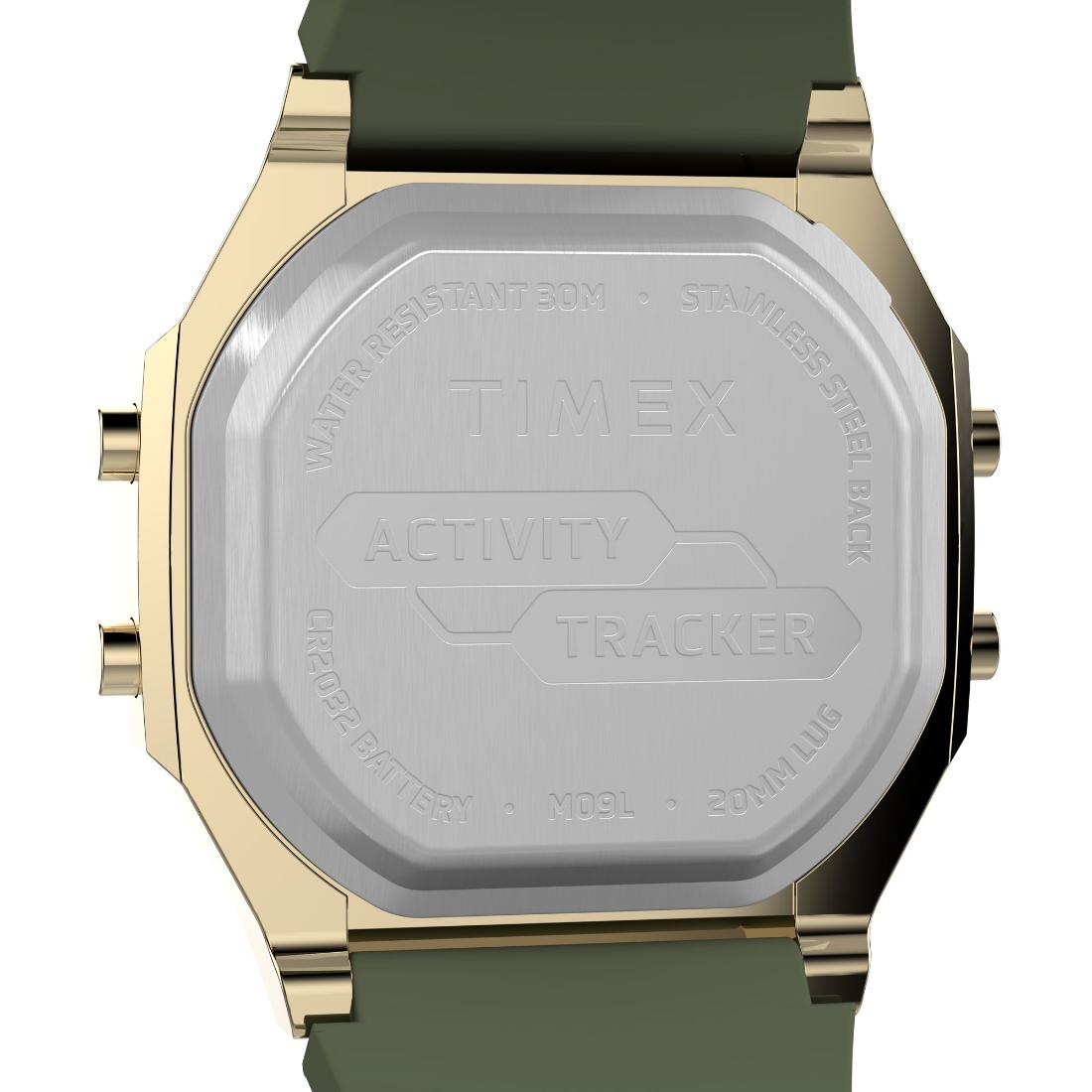 Timex Sport 40 mm White Dial Unisex Digital Watch- TW5M60800