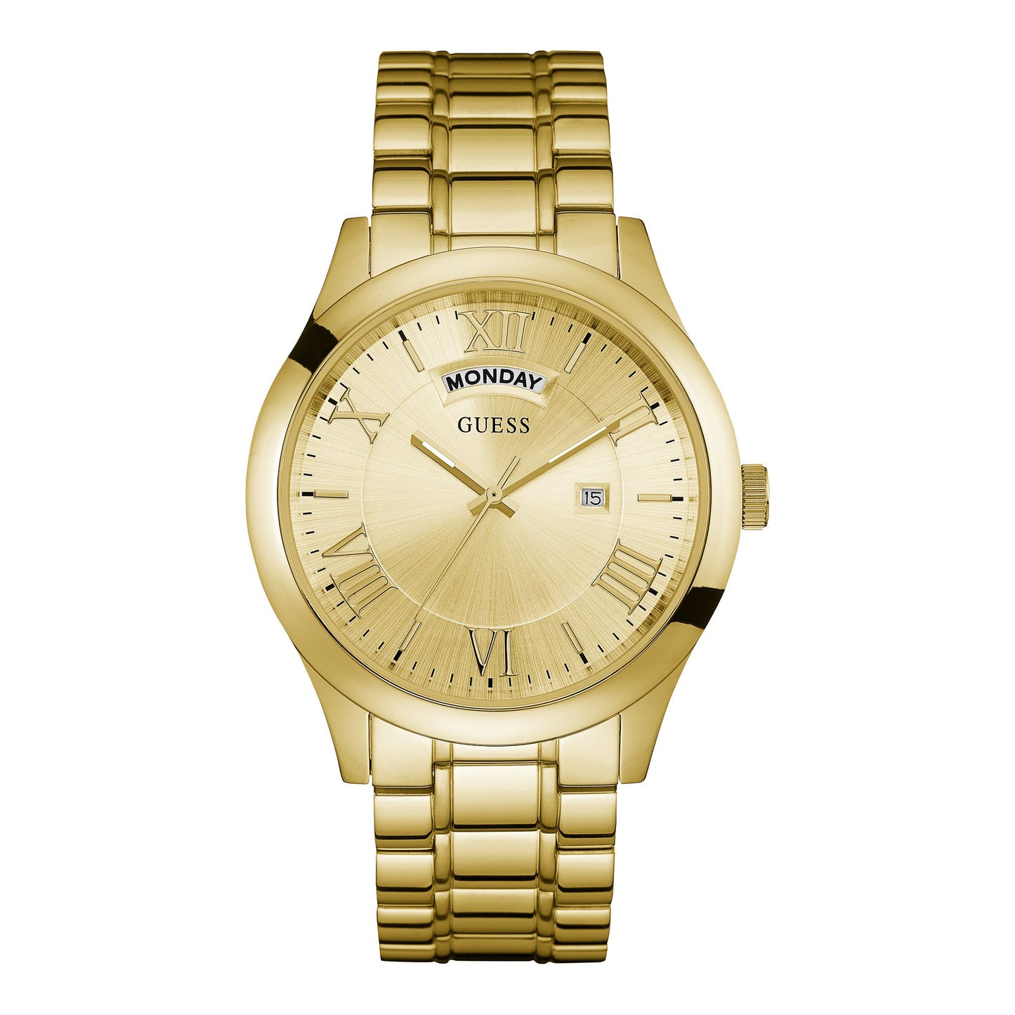 Guess Metropolitan 43.5 mm Champagne Dial Men Analog Watch- U0791G2
