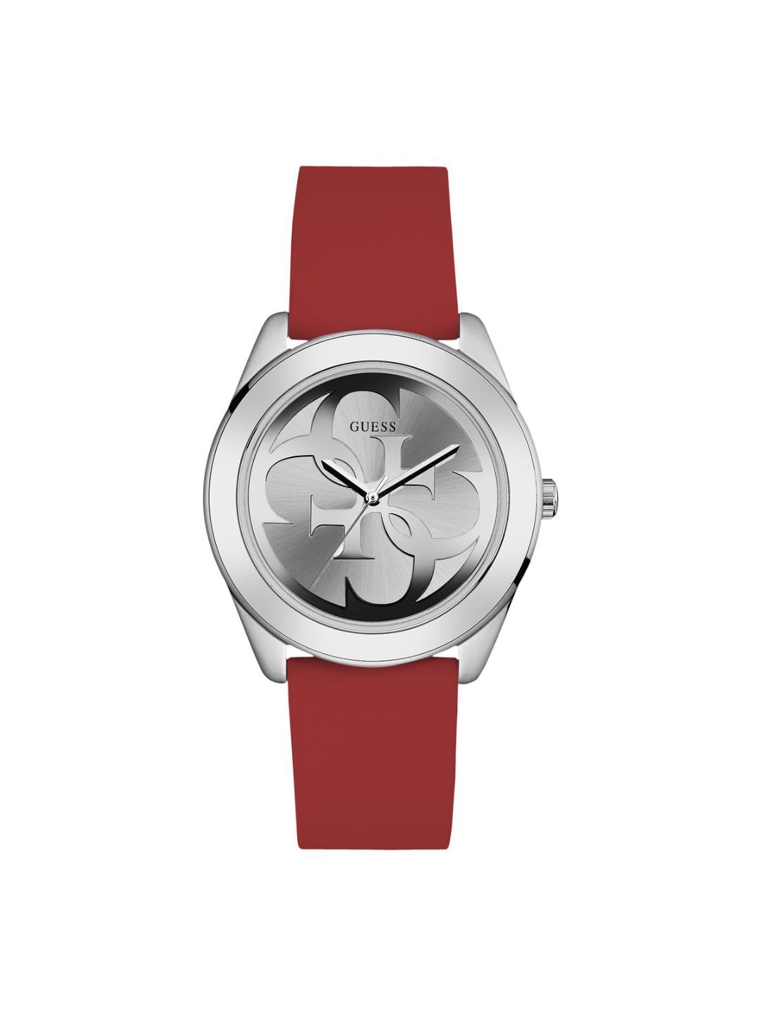 analog silver dial women's watch