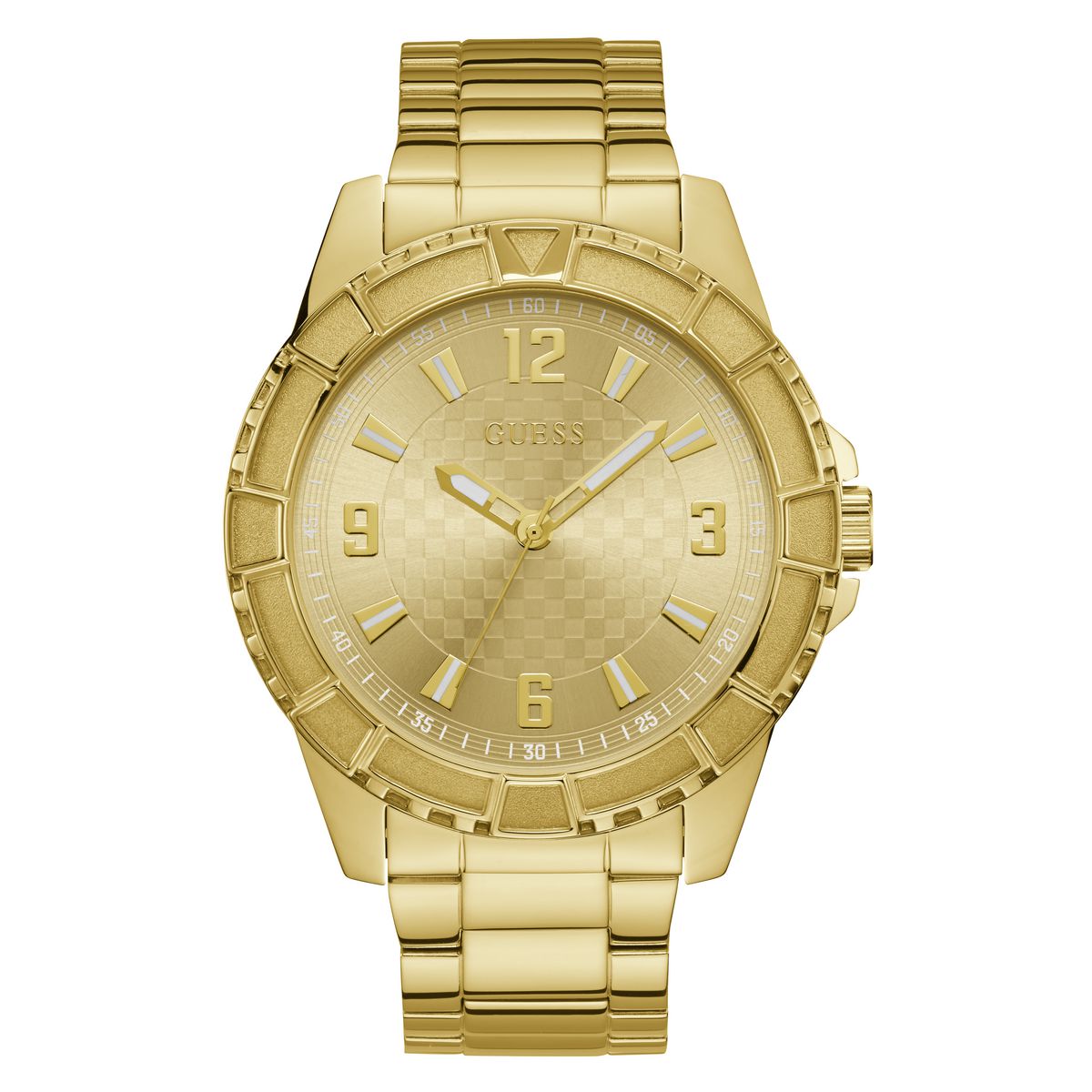 Guess Gold Dial Men Analog Watch