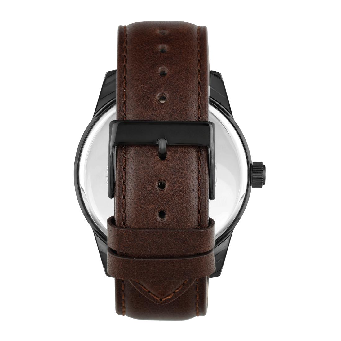 Guess Men 47 mm Black Dial Analog Watch- U1408G3M