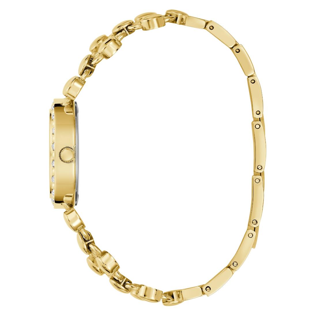 Guess Bejeweled 28 mm Champagne Dial Women Analog Watch- U1425L2M