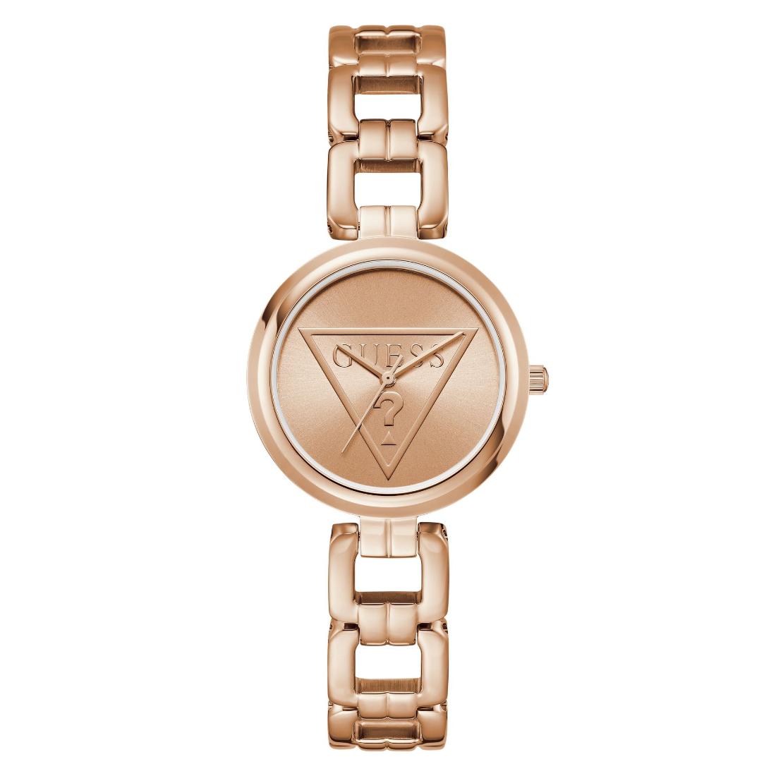 Guess Trend 32 mm Rose Gold Dial Women Analog Watch- U1438L3M