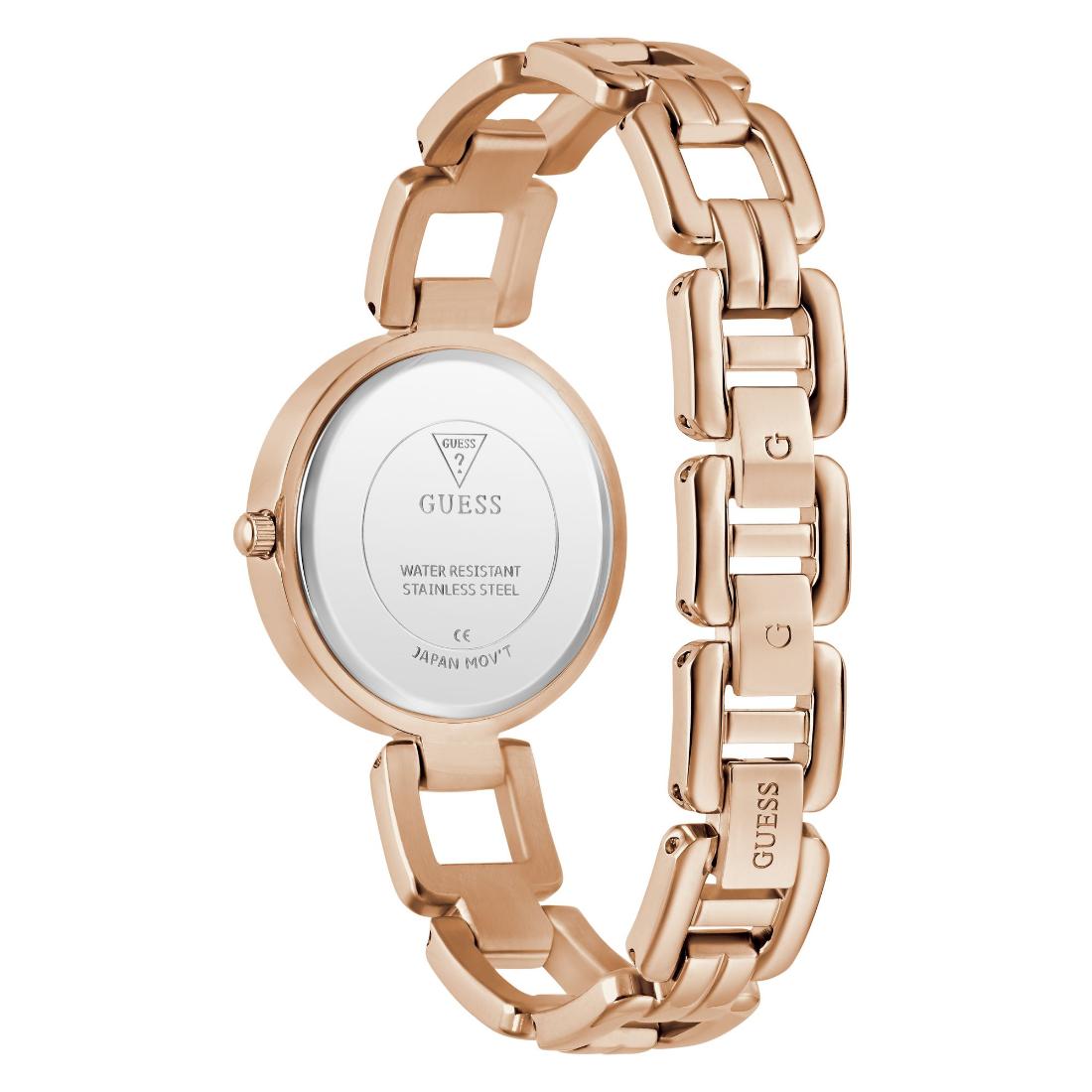 Guess Trend 32 mm Rose Gold Dial Women Analog Watch- U1438L3M