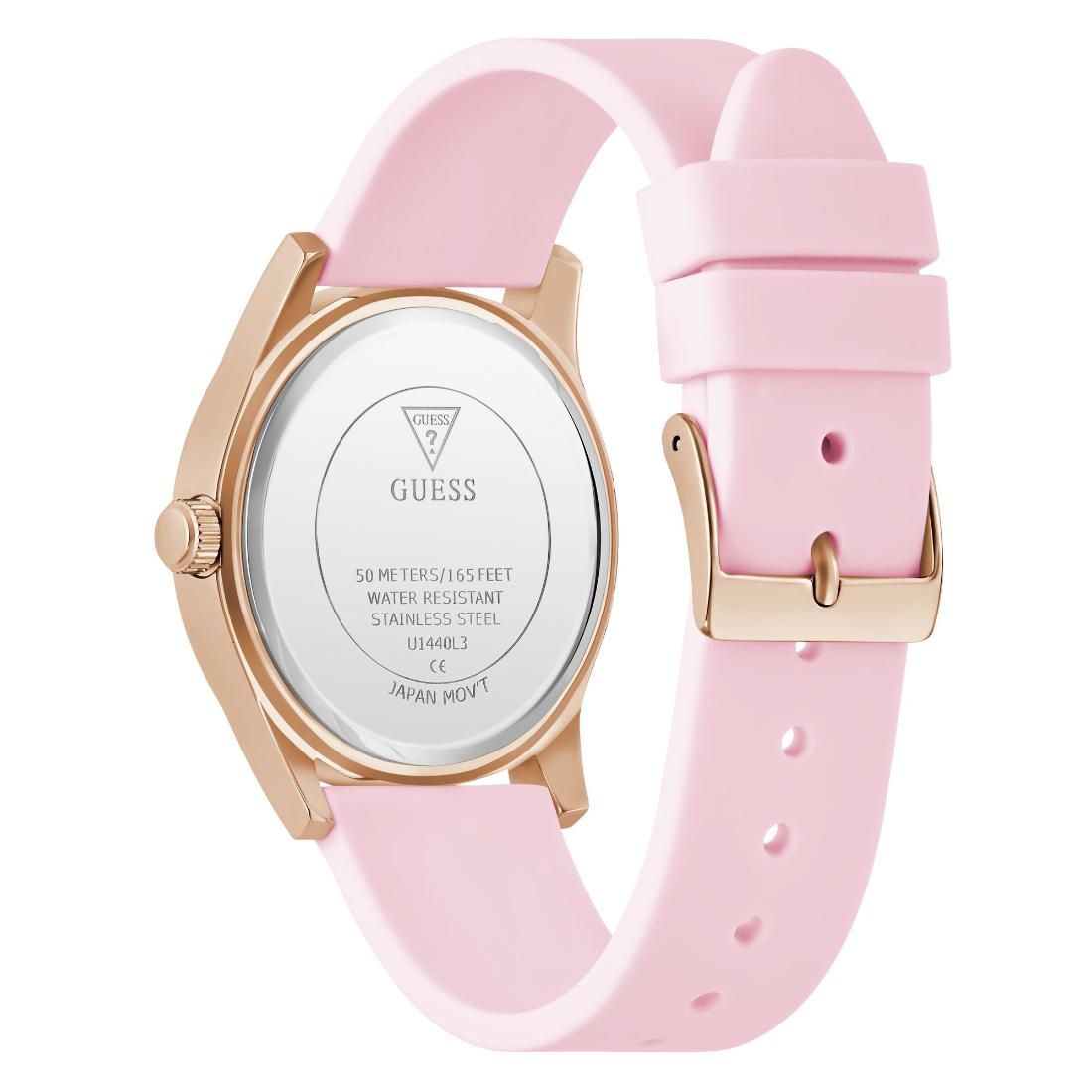 Guess Trend 38 mm Pink Dial Women Analog Watch- U1440L3M