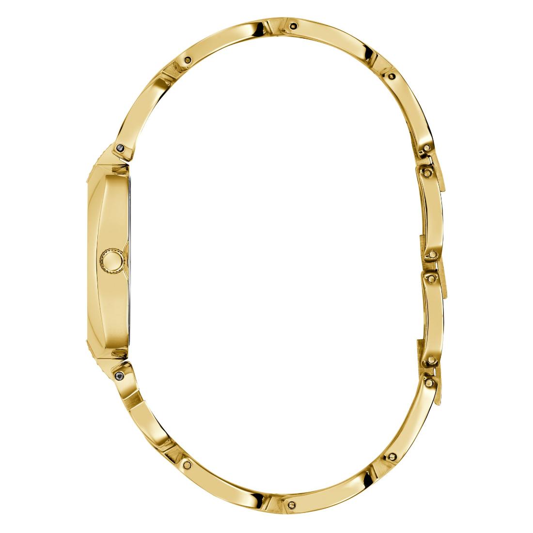 Guess Bejeweled 30 mm White Dial Women Analog Watch- U1441L2M