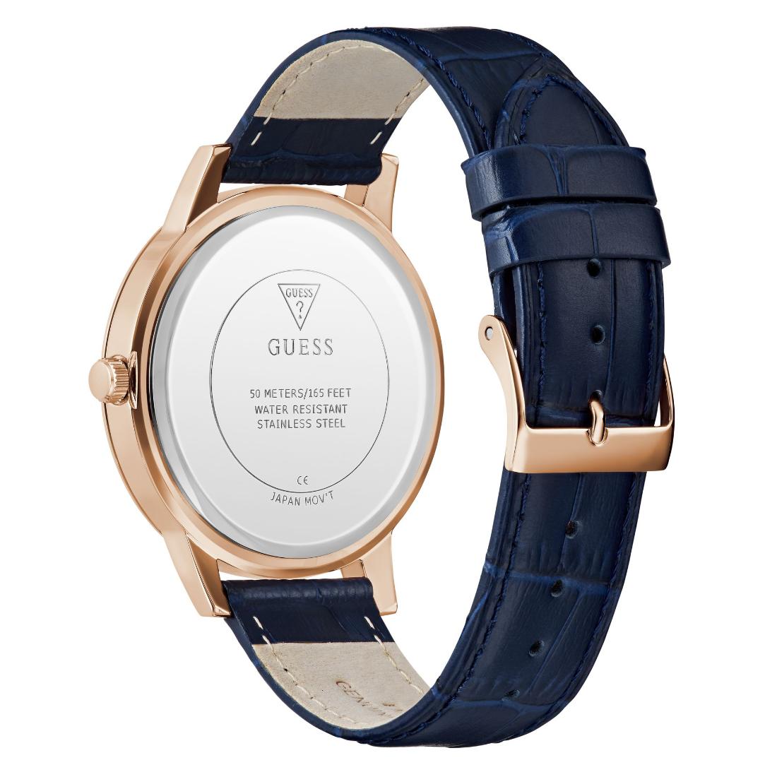 Guess Dress 44 mm White Dial Men Analog Watch- U1453G3M