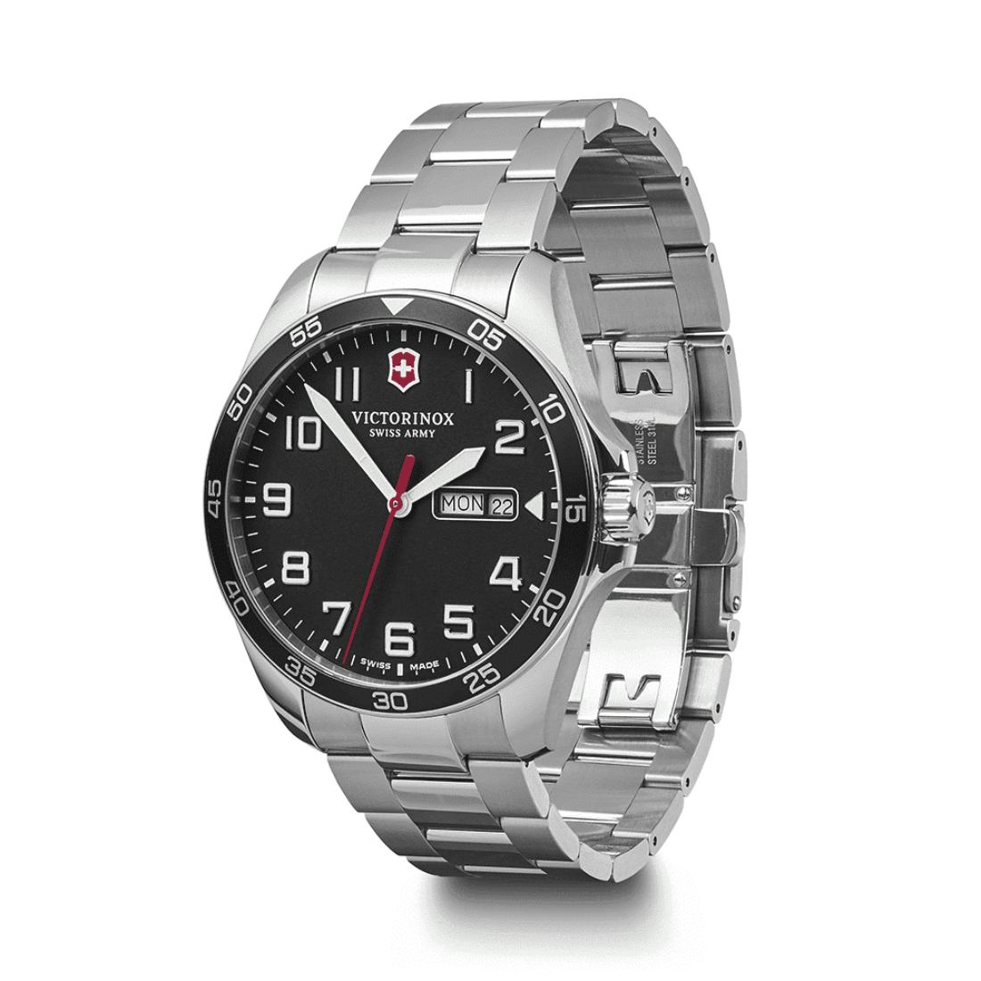 Victorinox FieldForce Black Dial 42 mm Men Quartz Watch- V241849