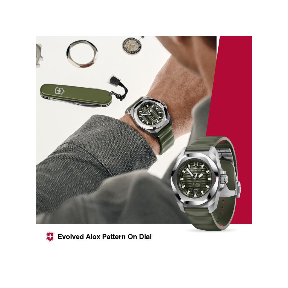 Victorinox I.N.O.X. Automatic Green Dial 41 mm Unisex Watch- V242017.1