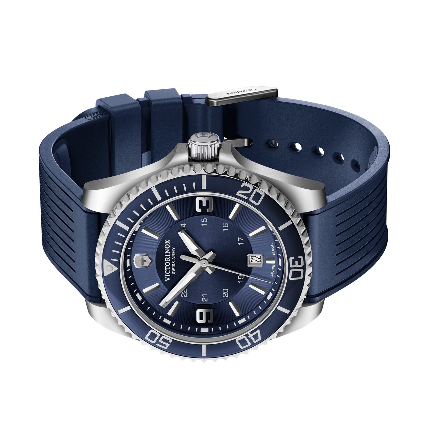 Victorinox Maverick 43 mm Blue Dial Men Analog Watch - 249184