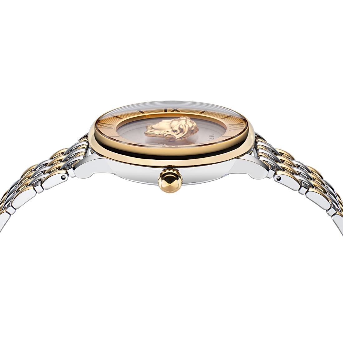 Versace La Medusa 38 mm White Dial Women Analog Watch- VE2R00222
