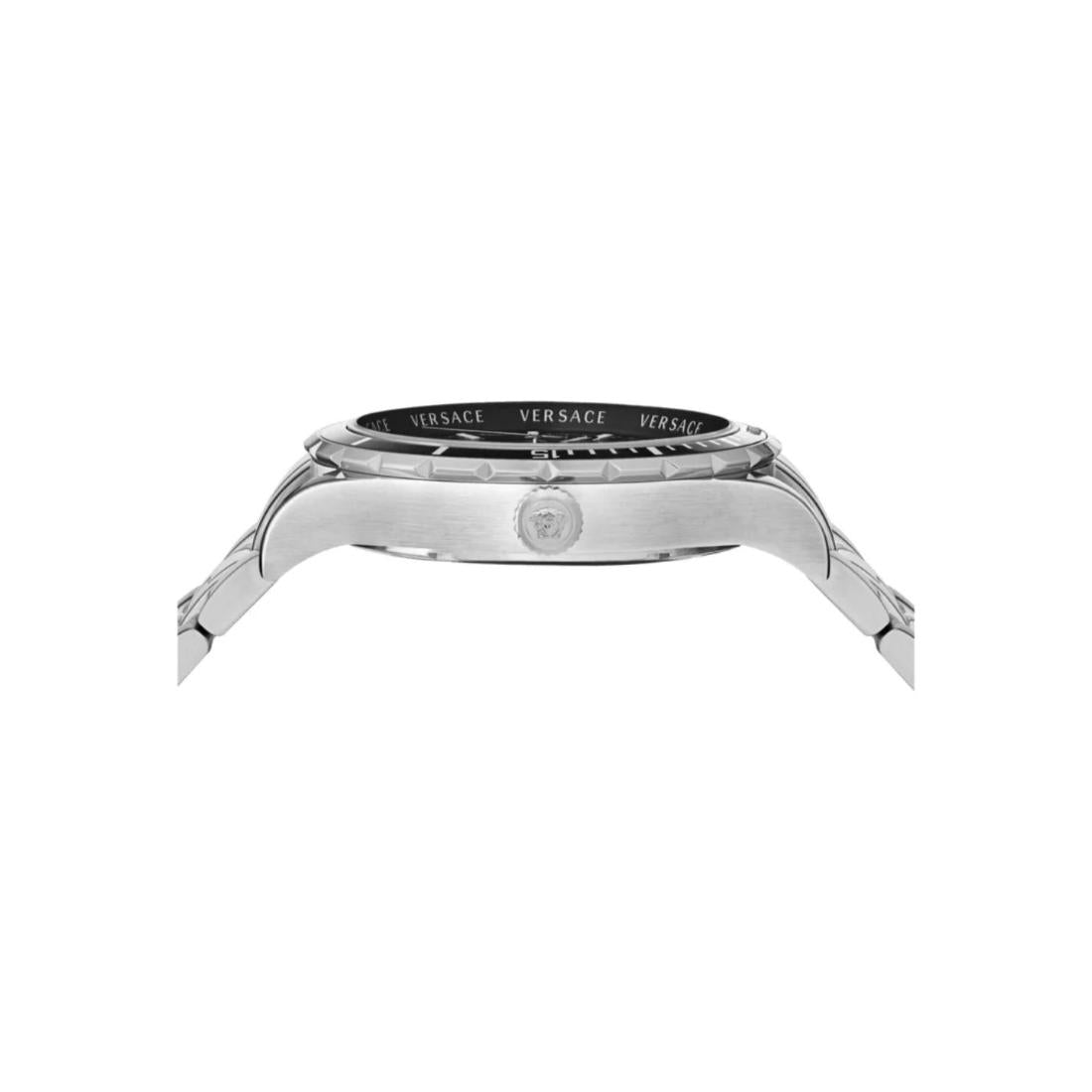 Versace Hellenyium 42 mm Black Dial Men Analog Watch- VE3A00520