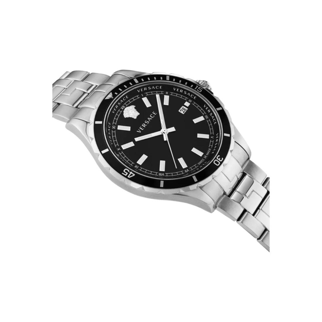 Versace Hellenyium 42 mm Black Dial Men Analog Watch- VE3A00520