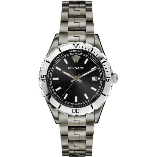 Versace Hellenyium 42 mm Black Dial Men Analog Watch- VE3A00620