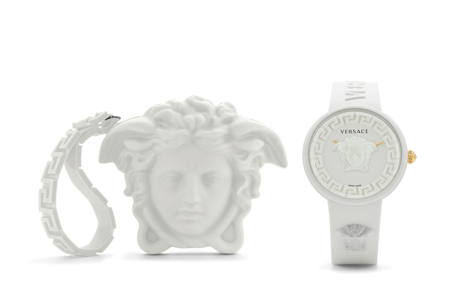 Versace Medusa White Dial Women Watch - Ve6G00123