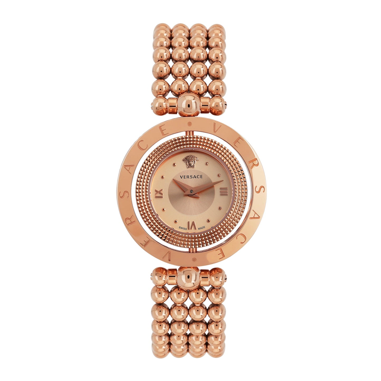 Versace Rose Gold Dial Analog Women Watch - VE7901823