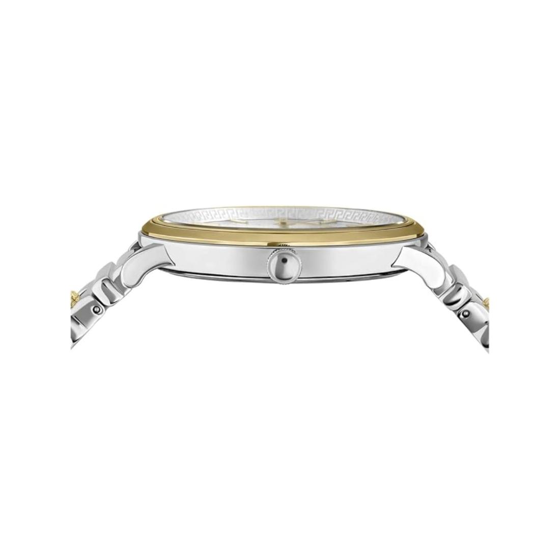 Versace V-Circle 38 mm Silver Dial Women Analog Watch- VE8104922
