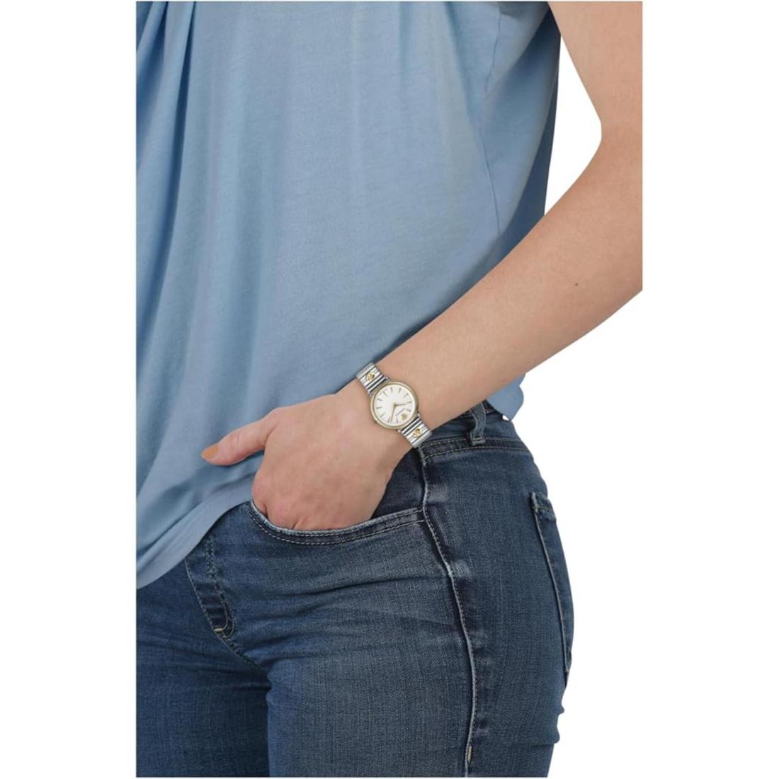 Versace V-Circle 38 mm Silver Dial Women Analog Watch- VE8104922