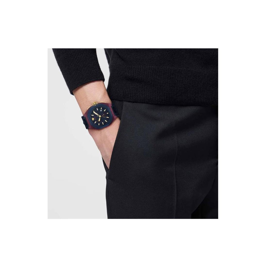 Versace V-Legend Chrono 44x52 mm Blue Dial Unisex Watch- VE9L00525