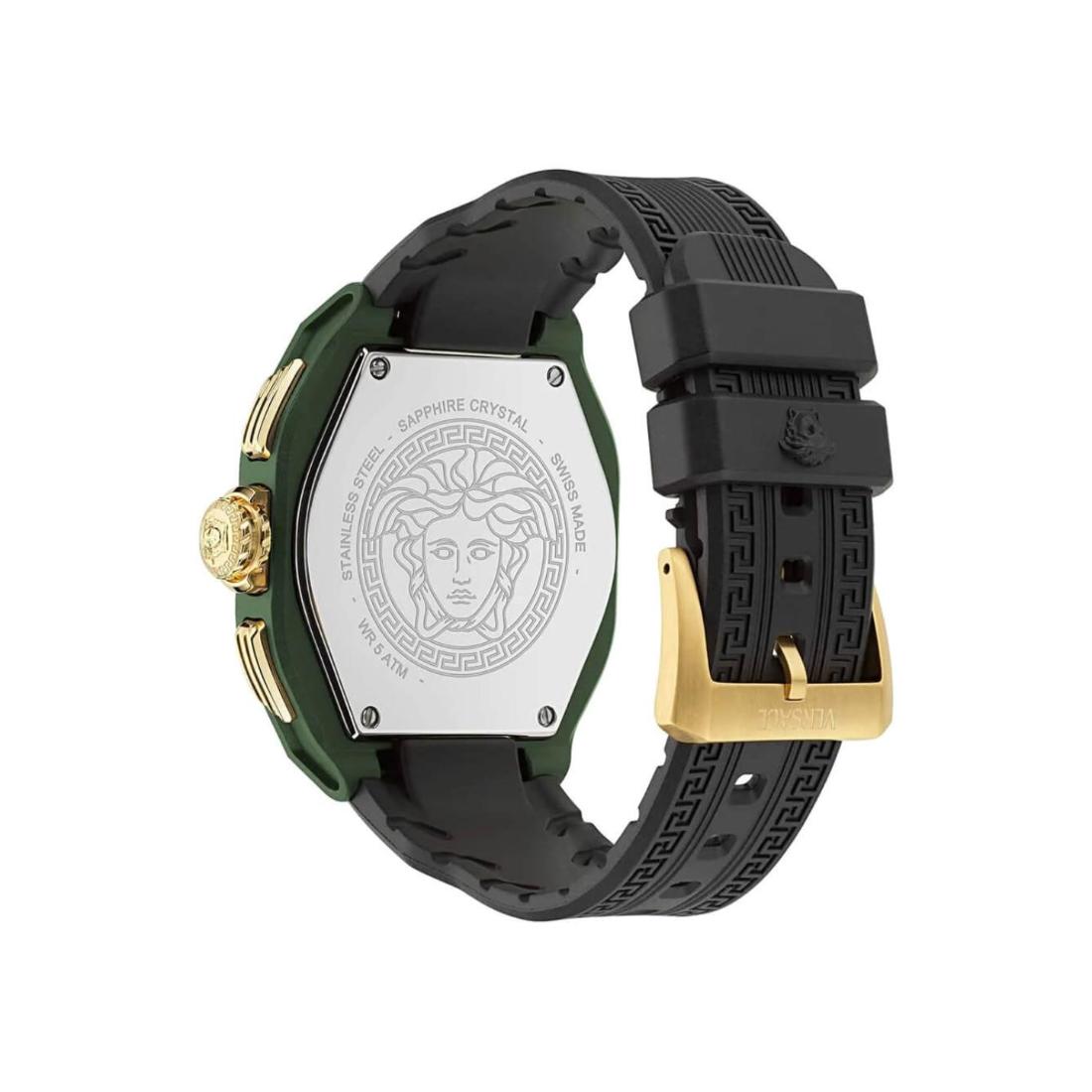 Versace V-Legend Chrono 44x52 mm Green Dial Unisex Watch- VE9L00625