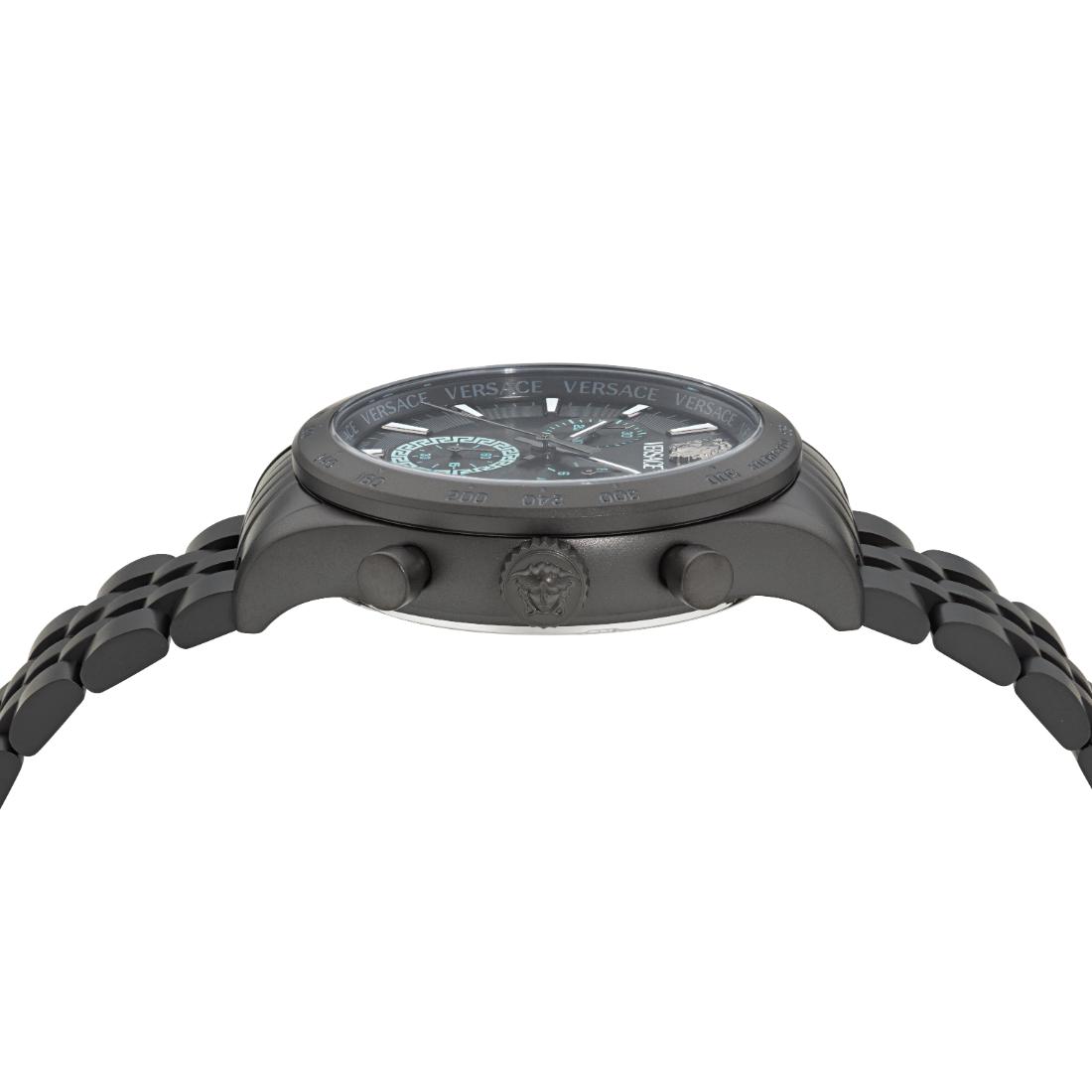 Versace Helleny.Chrono 40 mm Black Dial Men Watch- VECFA0624