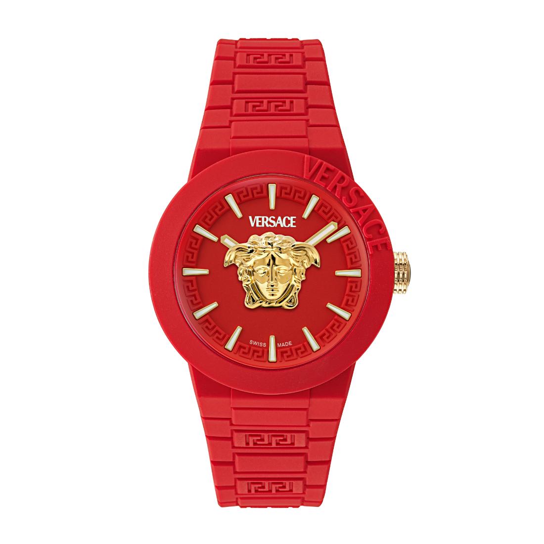 Versace V-Pop.Special 43 mm Red Dial Men Analog Watch- VEEFA0124