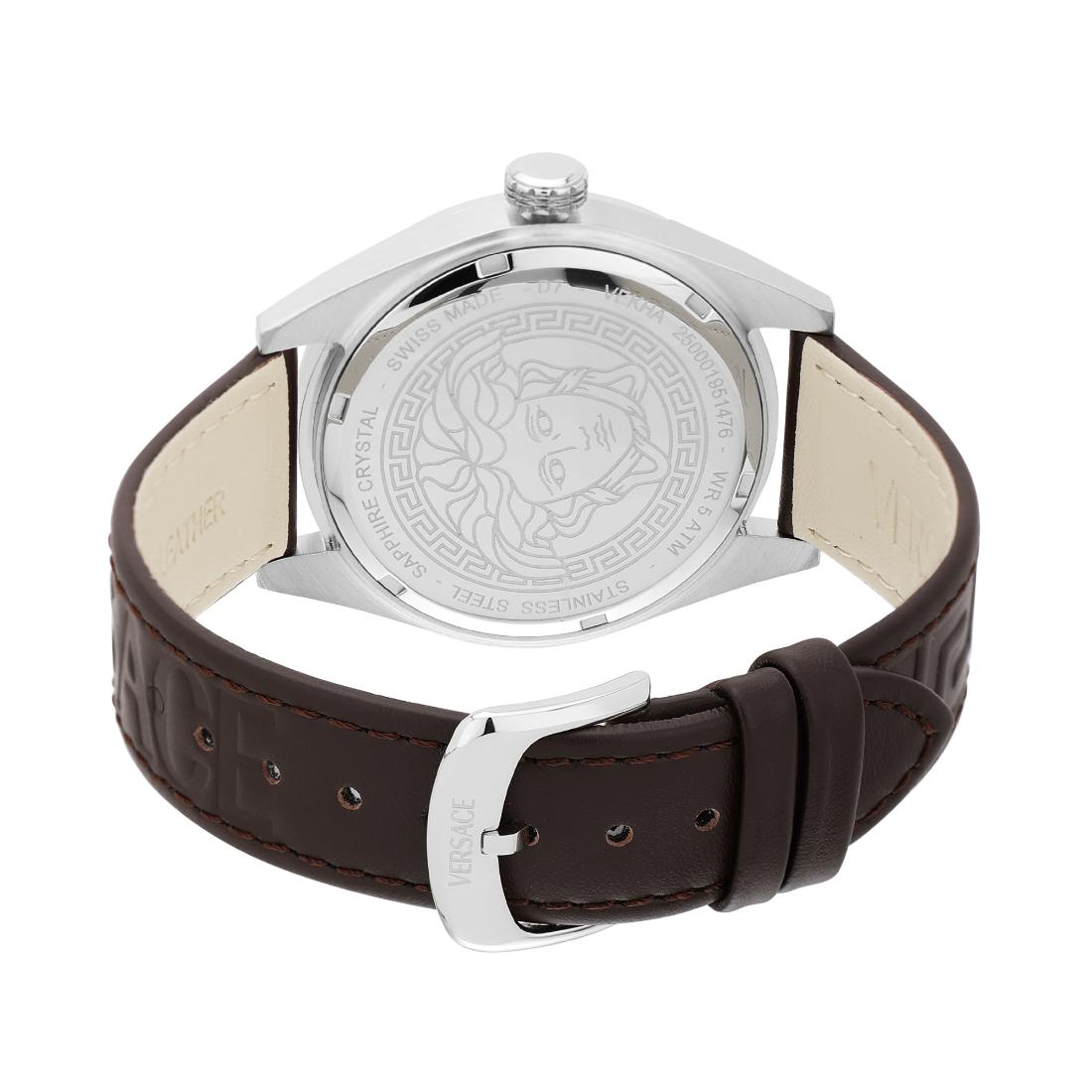 Versace Vekha Athletics 3 Hands 41 mm Green Dial Men Analog Watch- VEKHA0125