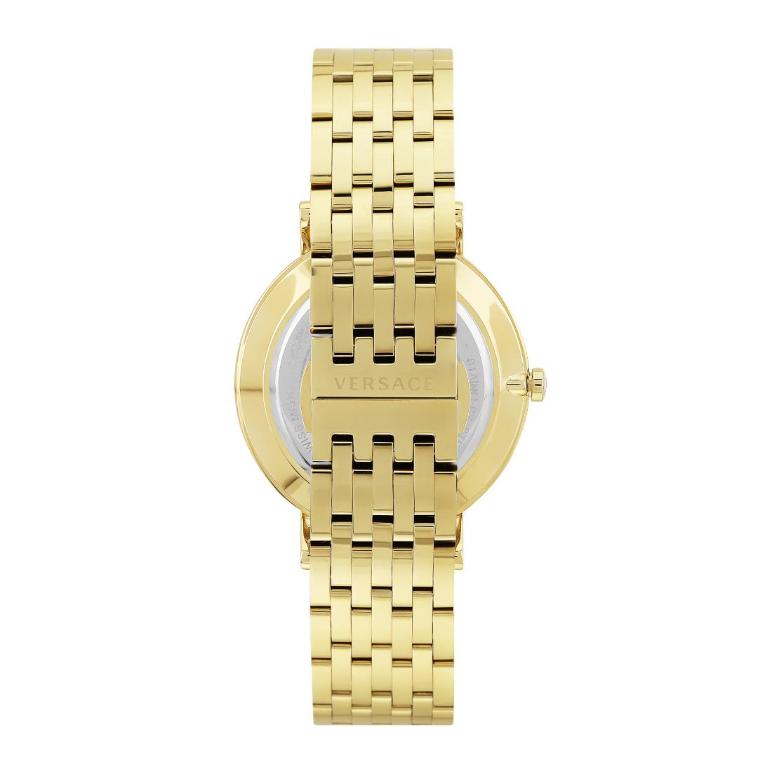 Versace V-Eternal 42 mm Black Dial Men Analog Watch- VENCA0624