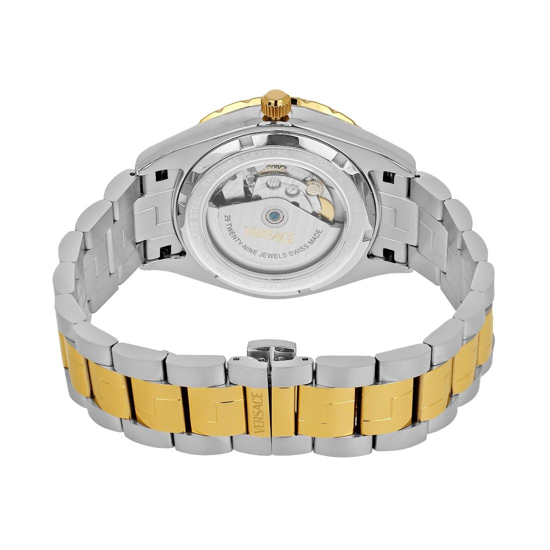 Versace Hellenyium Auto 42 mm Green Dial Men Analog Watch- VEQCA0524