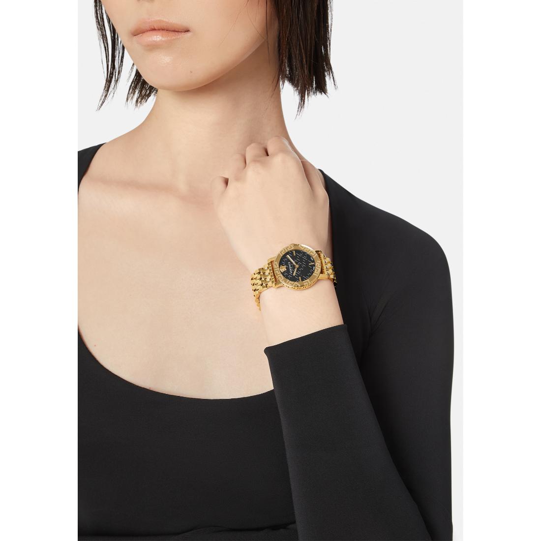 Versace U3-Greca 32 mm Black Dial Women Analog Watch- VEU300621