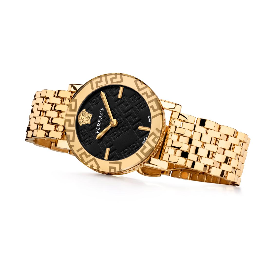 Versace U3-Greca 32 mm Black Dial Women Analog Watch- VEU300621
