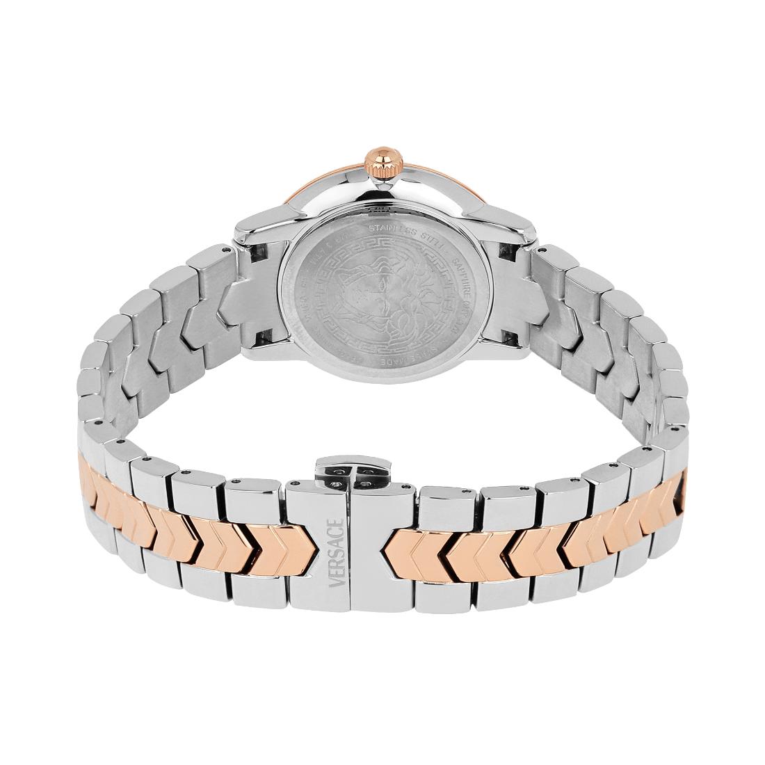 Versace V-Icon 30 mm BROWN Dial Women Analog Watch- VEUCA0624