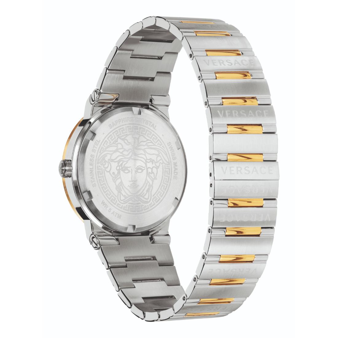 Versace Greca Logo-Vi 41 mm Black Dial Men Analog Watch- VEVI00320