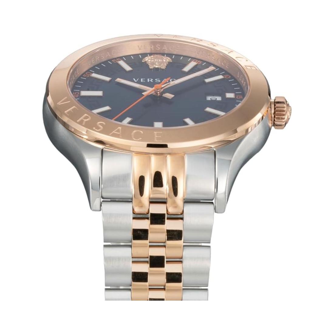 Versace Hellenium-Vk 42 mm Blue Dial Men Analog Watch- VEVK01424