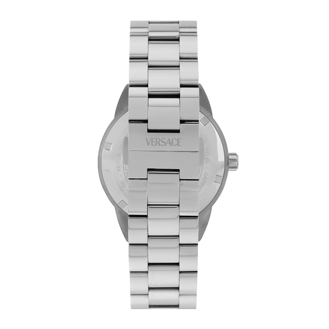 Versace Greca Urban 43 mm Light Blue Dial Men Analog Watch- VEYCA0324