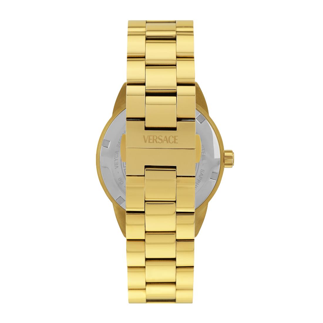Versace Greca Urban 43 mm Black Dial Men Analog Watch- VEYCA0724
