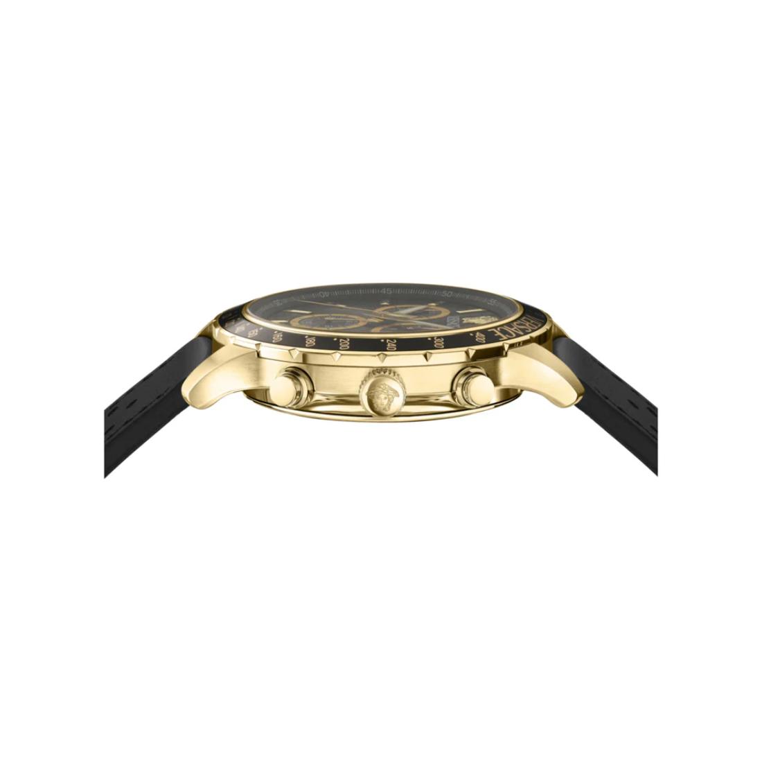 Versace Sport 44 mm Black Dial Men Chrono Watch- VEZCA0224
