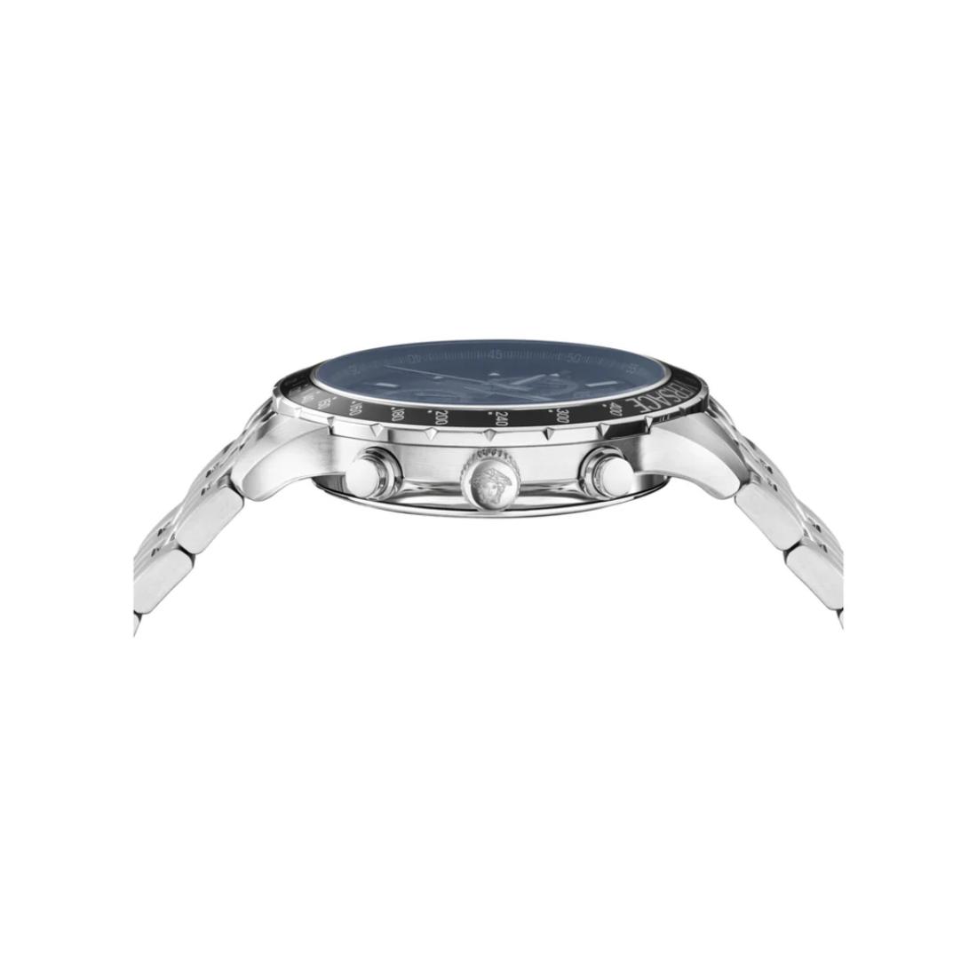 Versace Sport 44 mm Blue Dial Men Chrono Watch- VEZCA0324