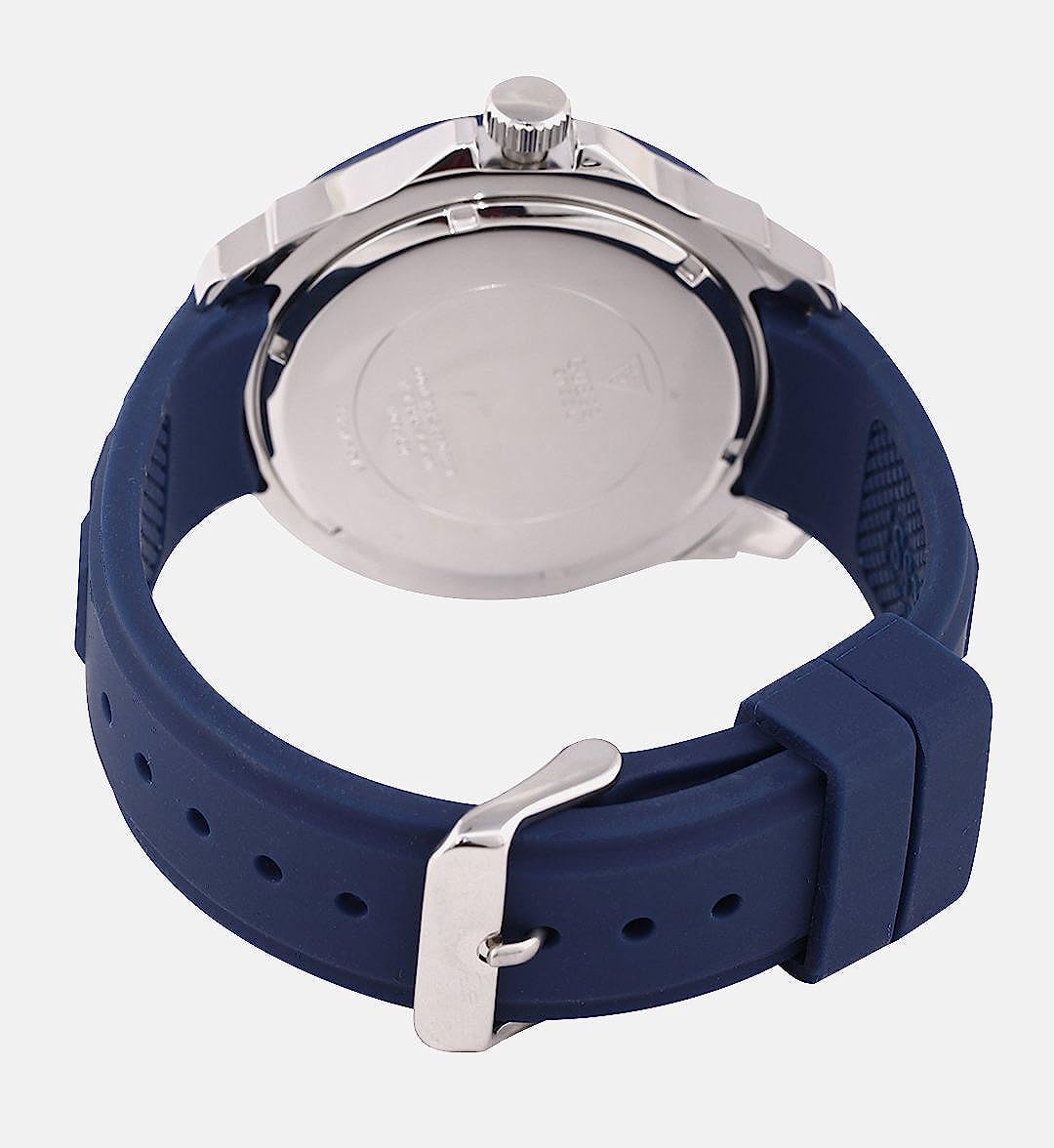 Guess Mens Blue Multi-function Watch - W0967G2