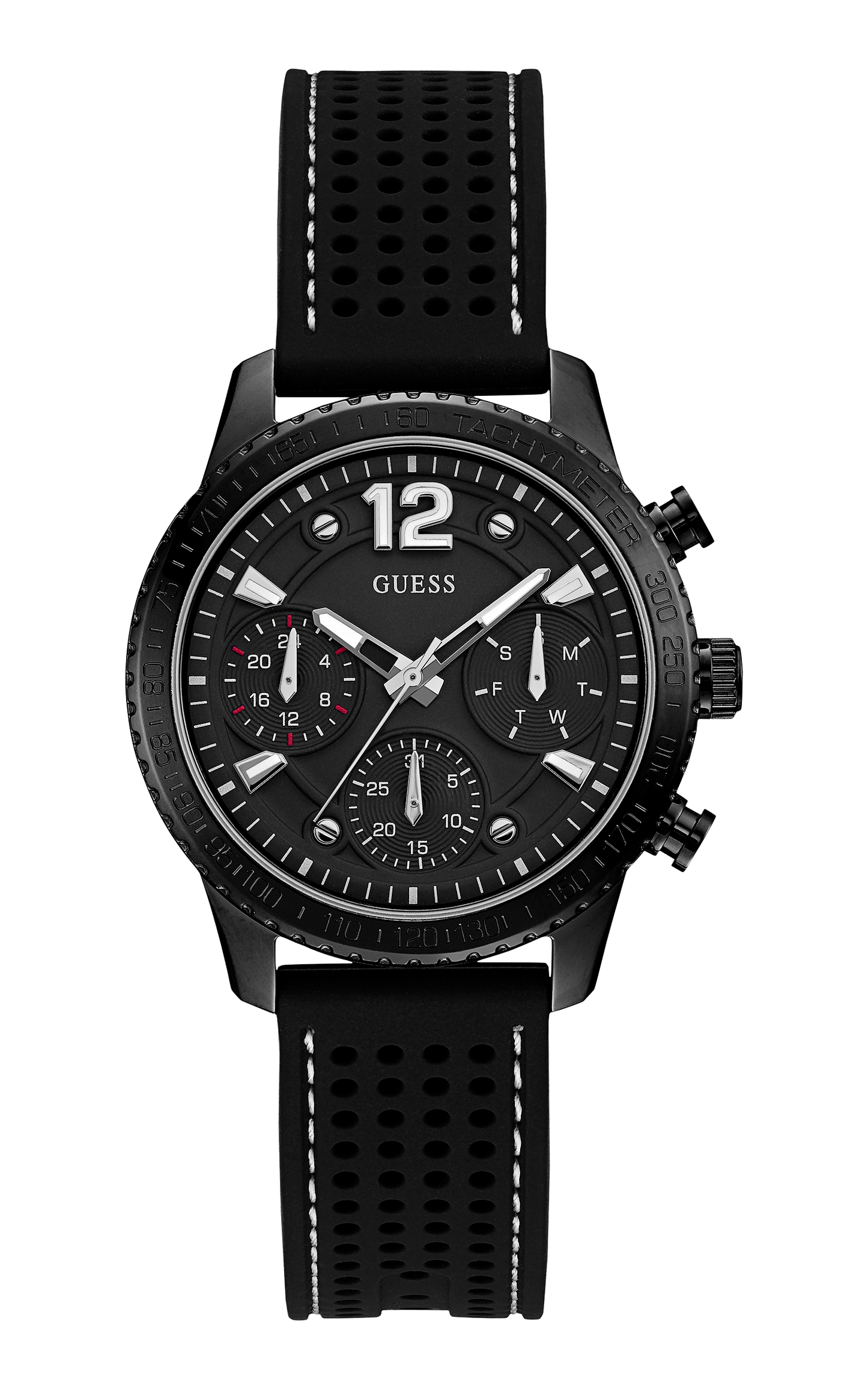 Guess Women Black Dial Analog Watch - W1025L3