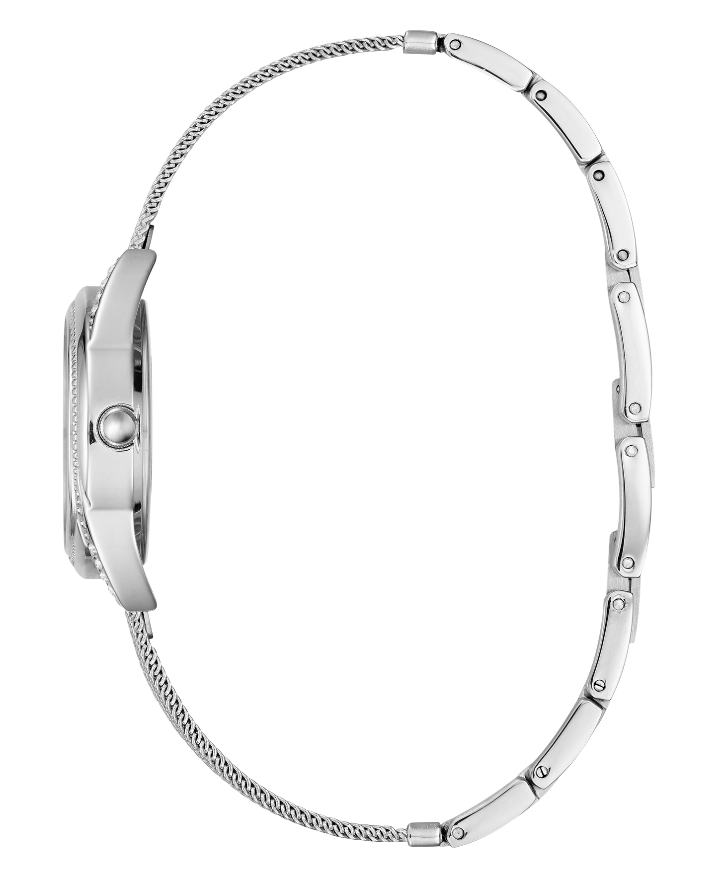 Guess Women Silver Dial Analog Watch - W1084L1